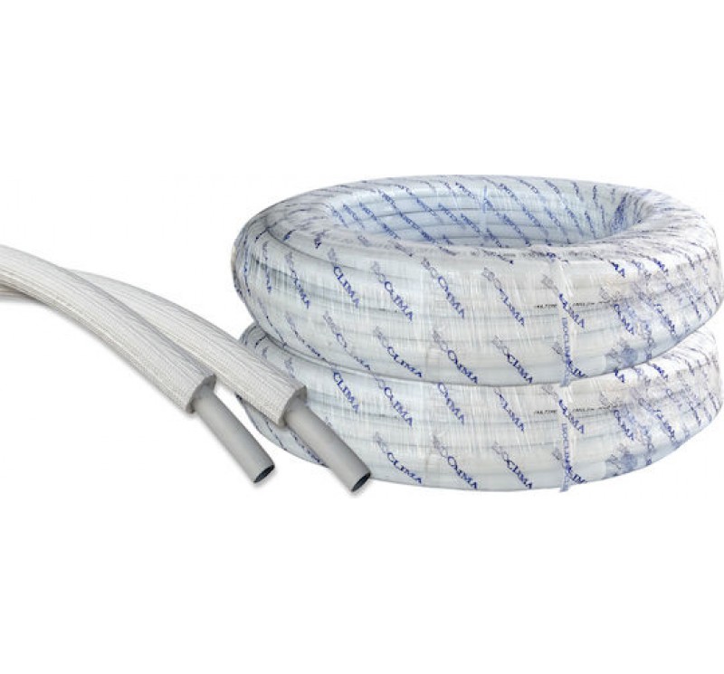 Σωλήνα πολυστρωματική PEX AL PEX  Φ20 Χ 2,00 με Λευκή μόνωση Isoclima Ιταλίας.     