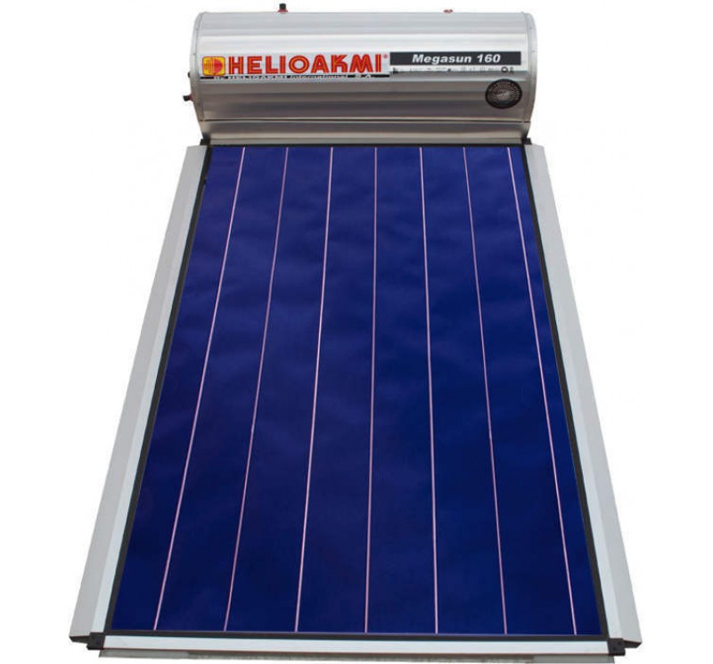 HELIOAKMI Megasun Megasun 160 / 2,62m² Glass Επιλεκτικός Τιτανίου Τριπλής Ενέργειας