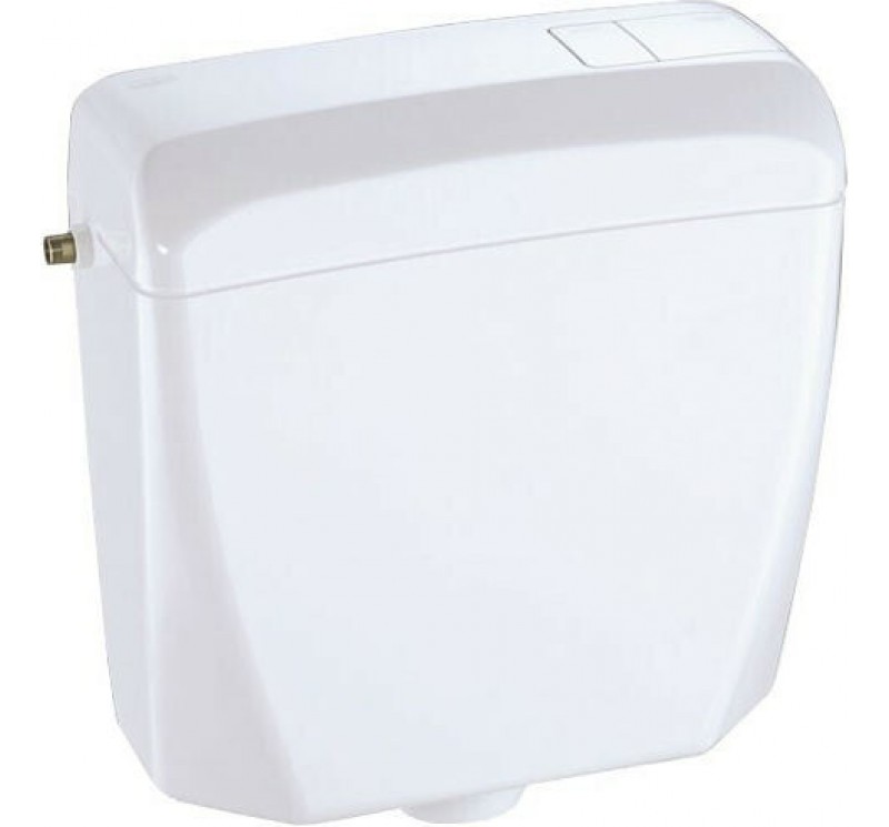 Καζανάκι Πλαστικό Επικαθήμενο Solea Λευκό Valsir 834001